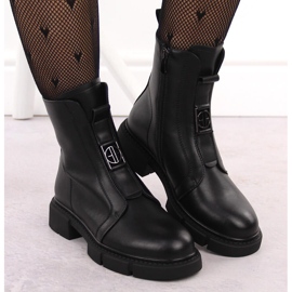 Botines negros de piel para mujer Filippo DBT6524 7