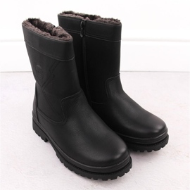 Botas altas aislantes para hombre, negras, Unisoft negro 2