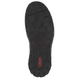 Botines de piel impermeables, zapatos aislantes para hombre, marrón Rieker B0308-25 2