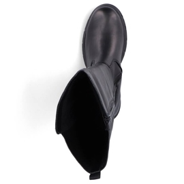 Botas aislantes de piel para mujer, negras Rieker Z9158-00 negro 9