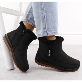 Botas de nieve de mujer con pelo, negro Potocki 66302 4