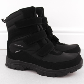 Botas de nieve oversize impermeables para hombre, negras American Club SN45 negro 1 Botas de nieve oversize impermeables para hombre, negras American Club SN45 negro 1