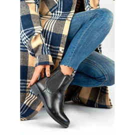 Botas Chelsea clásicas con aislamiento para mujer, negras MR-15B negro 1
