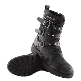 Botas negras negras FC-H123 negro 6