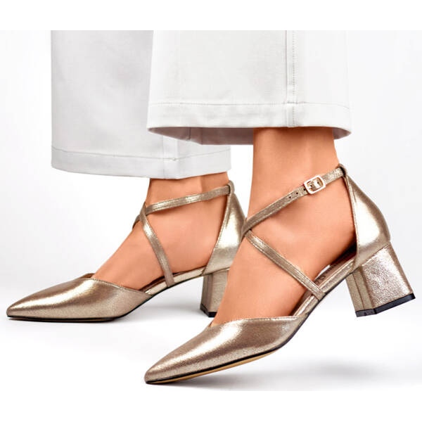 Salón mujer tiras plateadas GD-FL1150T plata 1