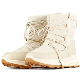 Botas de nieve con plataforma para mujer, beige 24-16321BE 3