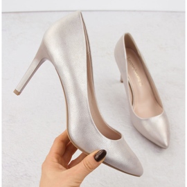 Salón stilettos oro perla Sergio Leone 1339 dorado 2
