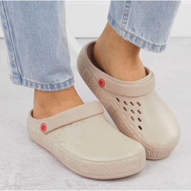 Chanclas mujer beige Big Star II275012 7