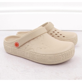 Chanclas mujer beige Big Star II275012 2