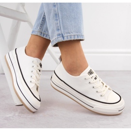 Deportivas mujer plataforma blancas Big Star NN274205 blanco 4