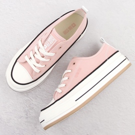 Deportivas mujer plataforma rosa Big Star NN274207 rosado 3