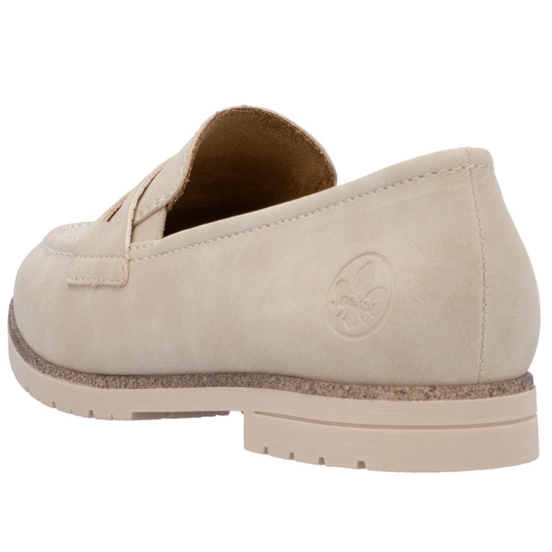 Lords Lords Lords Rieker 45300-62 Mocasines de cuero beige 1