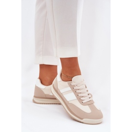 Zapatillas deportivas beige para mujer 3
