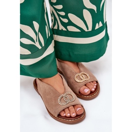 Sandalias para mujeres con Eco Eco Carrus Eco -Bench -Bench beige 5