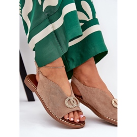 Sandalias para mujeres con Eco Eco Carrus Eco -Bench -Bench beige 6