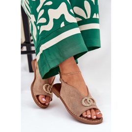 Sandalias para mujeres con Eco Eco Carrus Eco -Bench -Bench beige 7