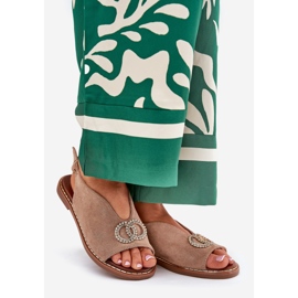 Sandalias para mujeres con Eco Eco Carrus Eco -Bench -Bench beige 1