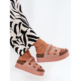Zapatillas en una plataforma enorme rosa rosado 6