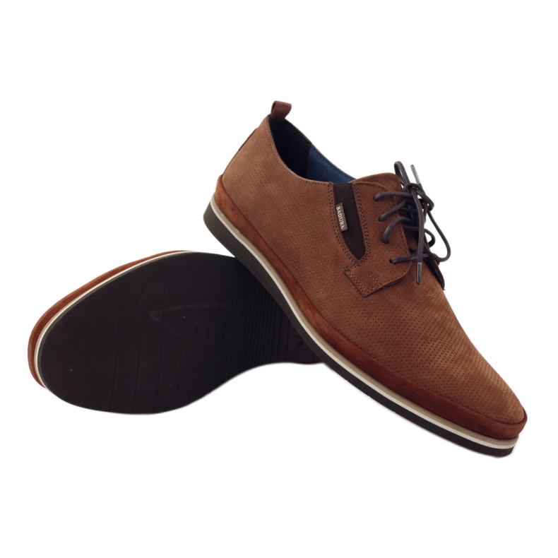 Zapatos de hombre Badura 7758 marrón 3