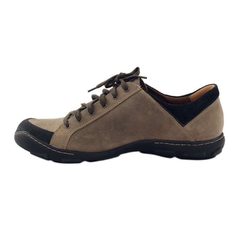 Deportivas Badura 3176 beige marrón negro 3