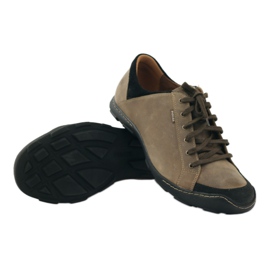 Deportivas Badura 3176 beige marrón negro 4