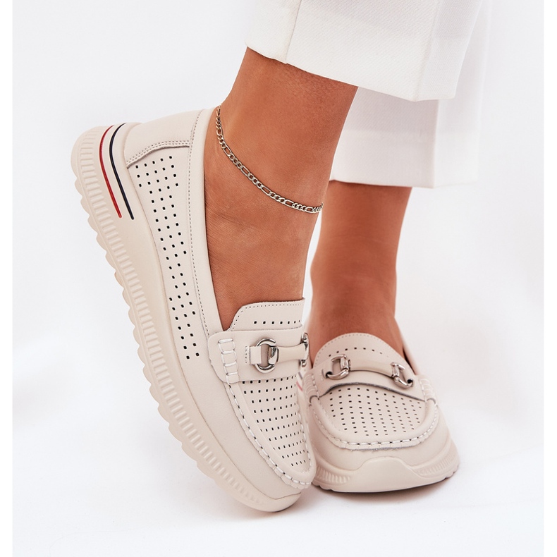 Openwork Vinceza 95331 Ballerinas naturales beige 2