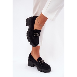 Vinceza Zapatos de mujer de ante Eco con decoración de Vincez 39921 Negro 7