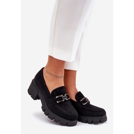 Vinceza Zapatos de mujer de ante Eco con decoración de Vincez 39921 Negro 1