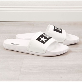Zapatillas de piscina blancas Big Star M DD174700 para la piscina blanco 8