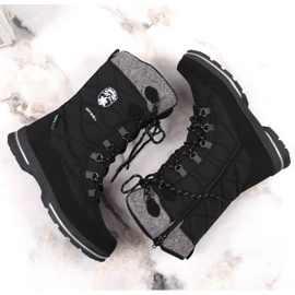Botas de nieve impermeables American Club W AM516A negro 13