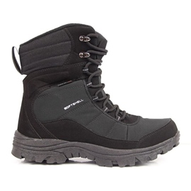 Zapatos American Club, botas de nieve trekking M AM589 negro 5