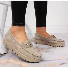 Mocasines en la plataforma Filippo W PAW314B beige 9