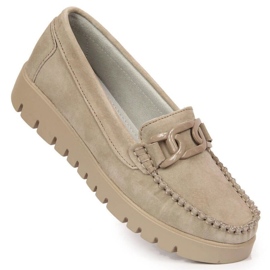 Mocasines en la plataforma Filippo W PAW314B beige 13