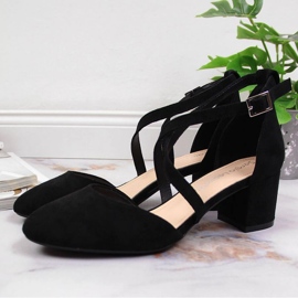 Sandalias con tiras Sergio Leone W SK365A negro 10