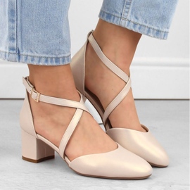 Sandalias con tiras Sergio Leone W SK365B beige perla 9