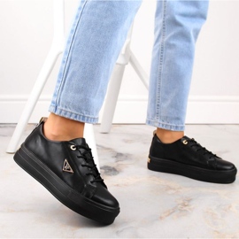 Filippo W PAW315A Zapatos con plataforma de piel, negro 12