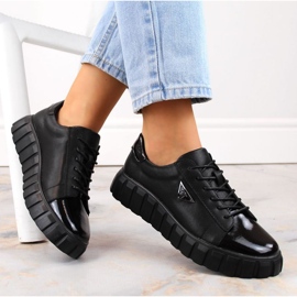 Filippo W PAW365 zapatos de piel negro 10