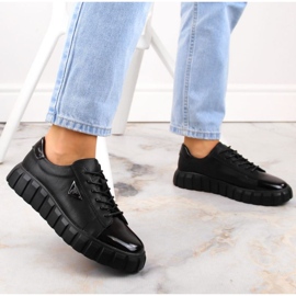 Filippo W PAW365 zapatos de piel negro 12