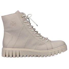 Botas con plataforma aislante Rieker W RKR279C, beige 17