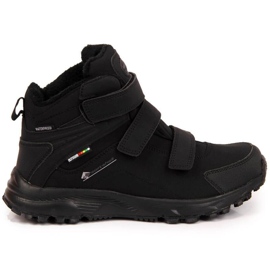 Zapatos trekking impermeables con velcro American Club W AM854 negro 5