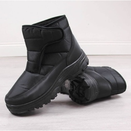 Botas de nieve con aislamiento de velcro NEWS W EVE380 negro 4