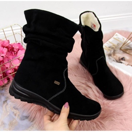 Botas insuladas de piel RIEKER W RKR130 negro 20