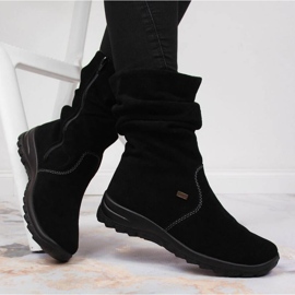 Botas insuladas de piel RIEKER W RKR130 negro 21