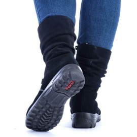 Botas insuladas de piel RIEKER W RKR130 negro 23