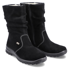 Botas insuladas de piel RIEKER W RKR130 negro 26