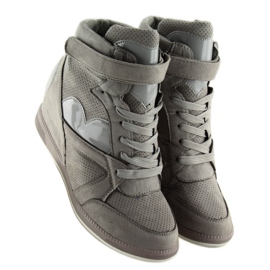 Gris Zapatillas deportivas de mujer grises 1542 gris 4