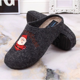 Pantuflas festivas de fieltro Panto Fino W KK267038 INT1798 gris 11
