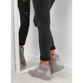 Gris Zapatillas deportivas de mujer grises 1542 gris 6