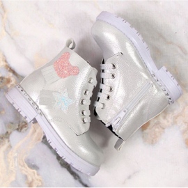 Botas aislantes brillantes Potocki Jr WOL121C plata 9