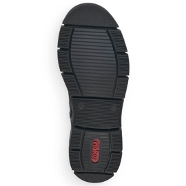 Botas cómodas impermeables Rieker W RKR557 negro 18